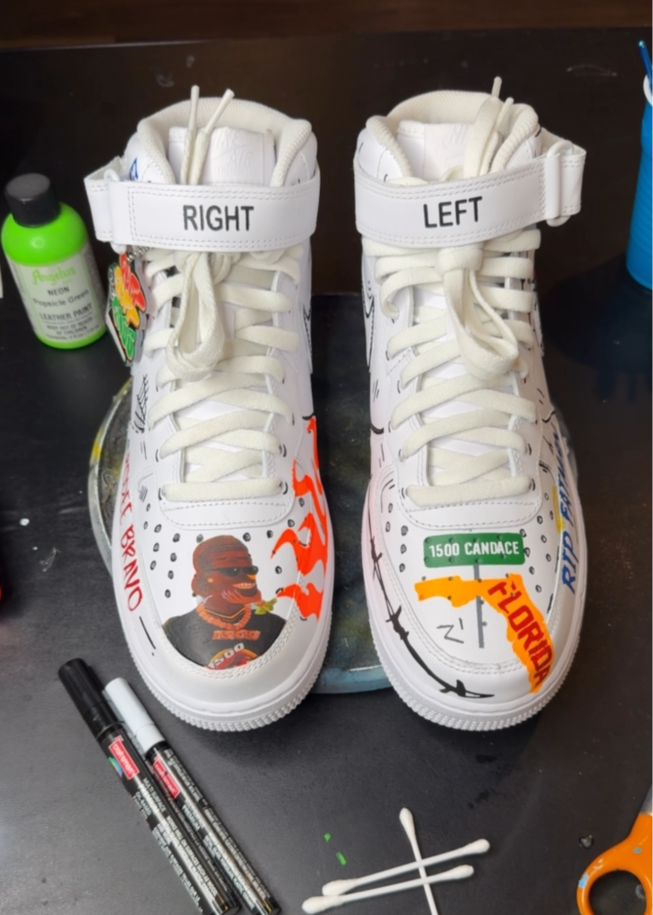 OG Kush Mid Top AF1