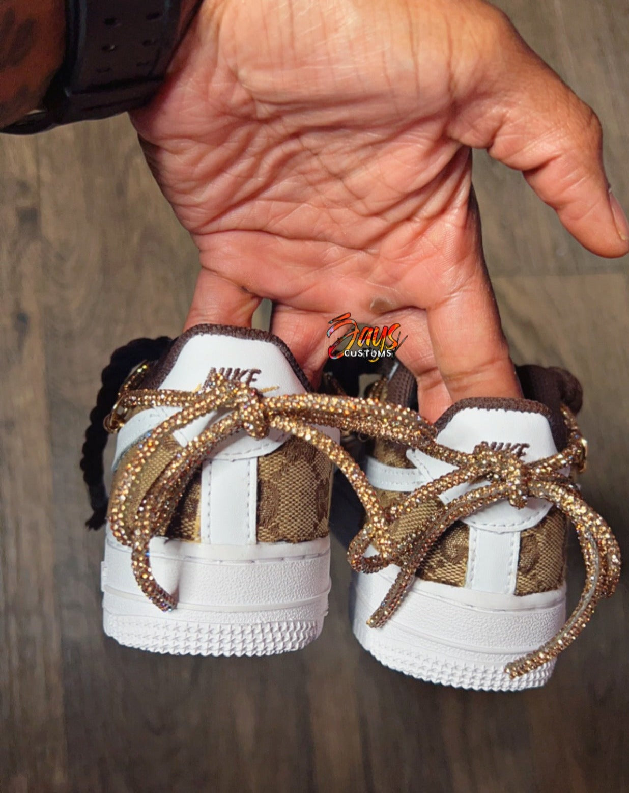 Gucci x Gold Off-White AF1