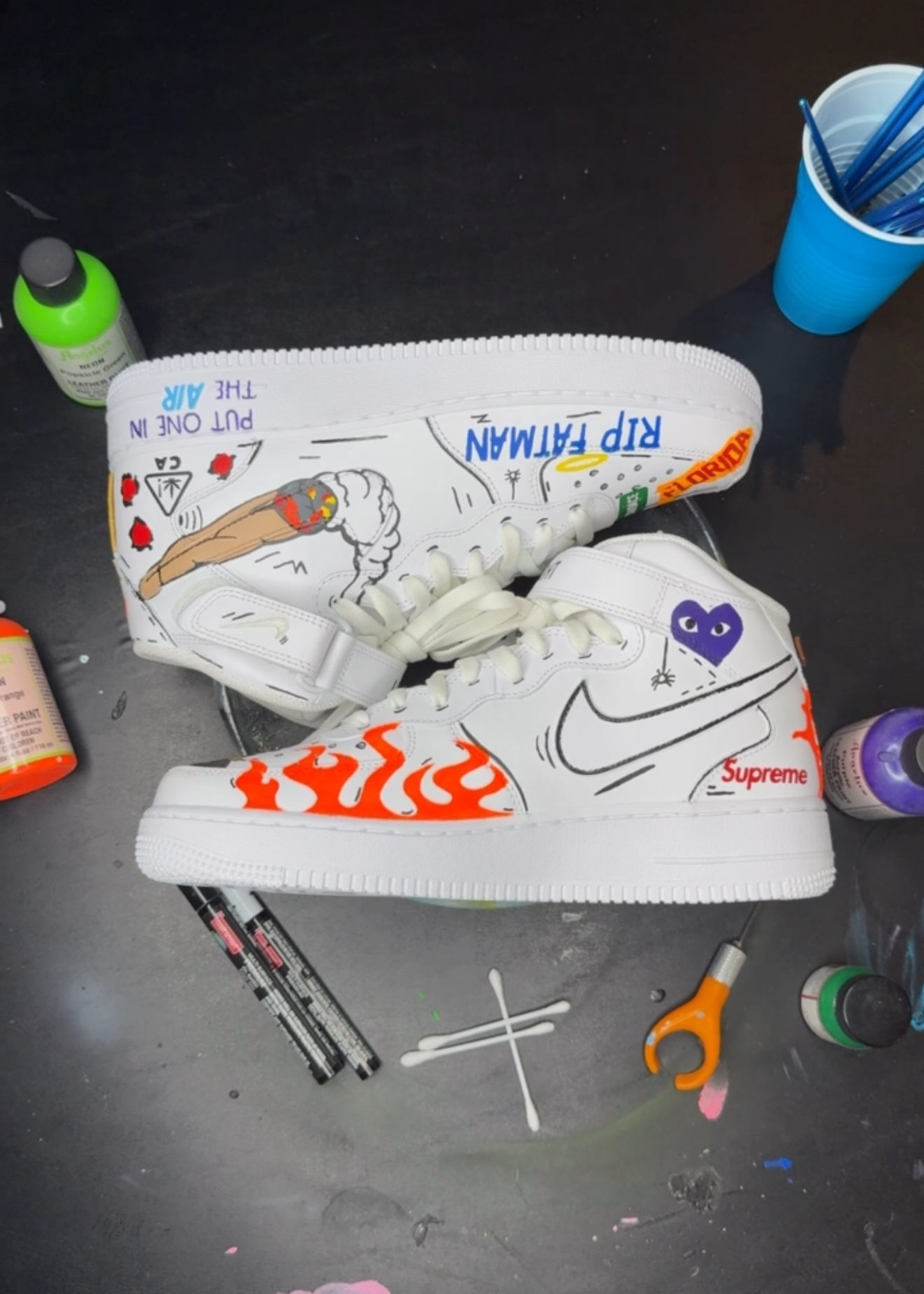 OG Kush Mid Top AF1