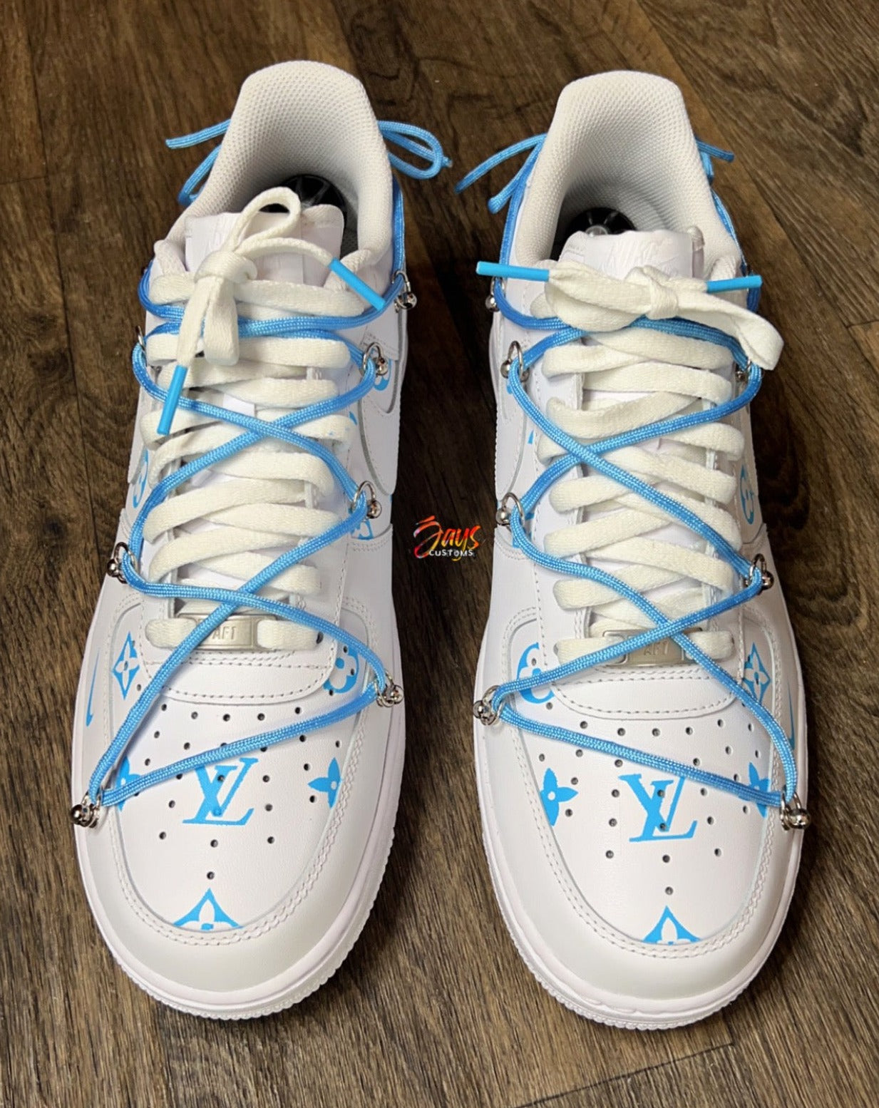 Baby Blue Off-White Custom