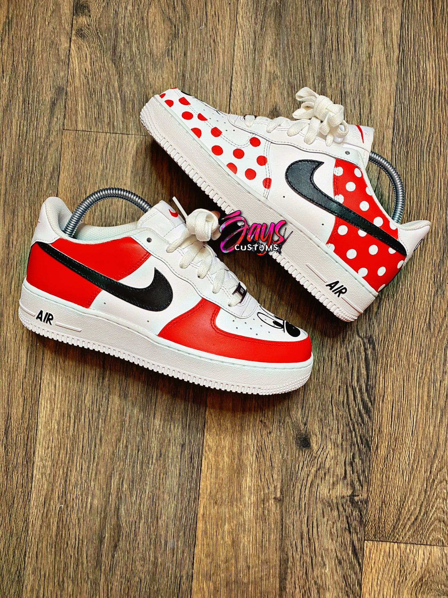 Big Kid's Minnie & Mickey Mouse AF1