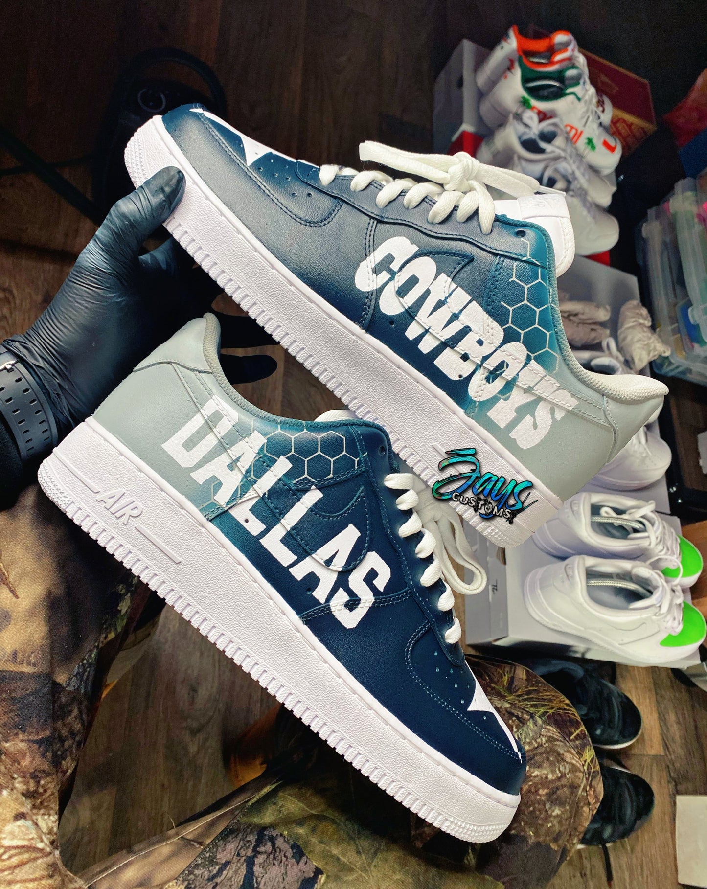 Big Kid's Dallas Cowboys AF1