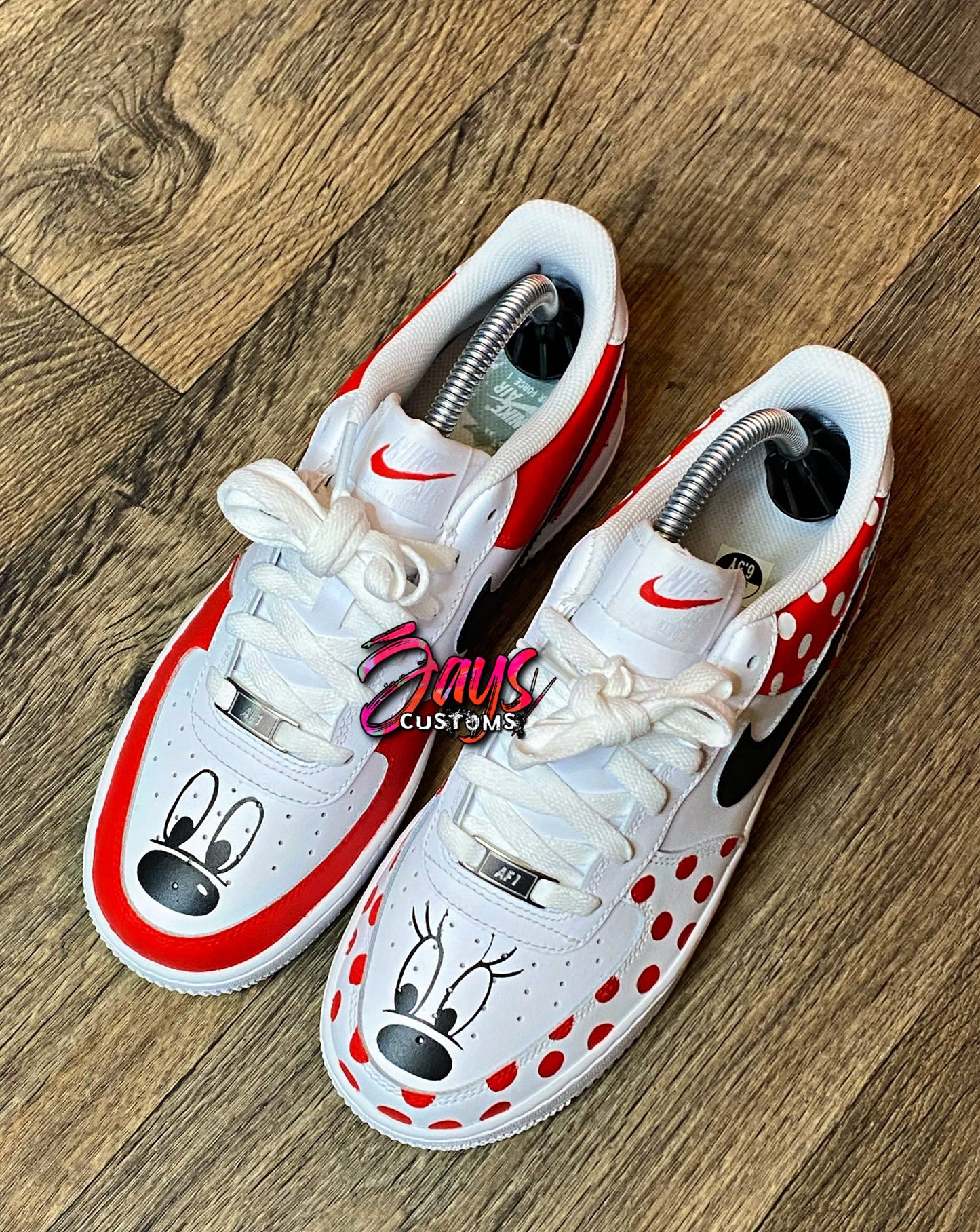 Big Kid's Minnie & Mickey Mouse AF1