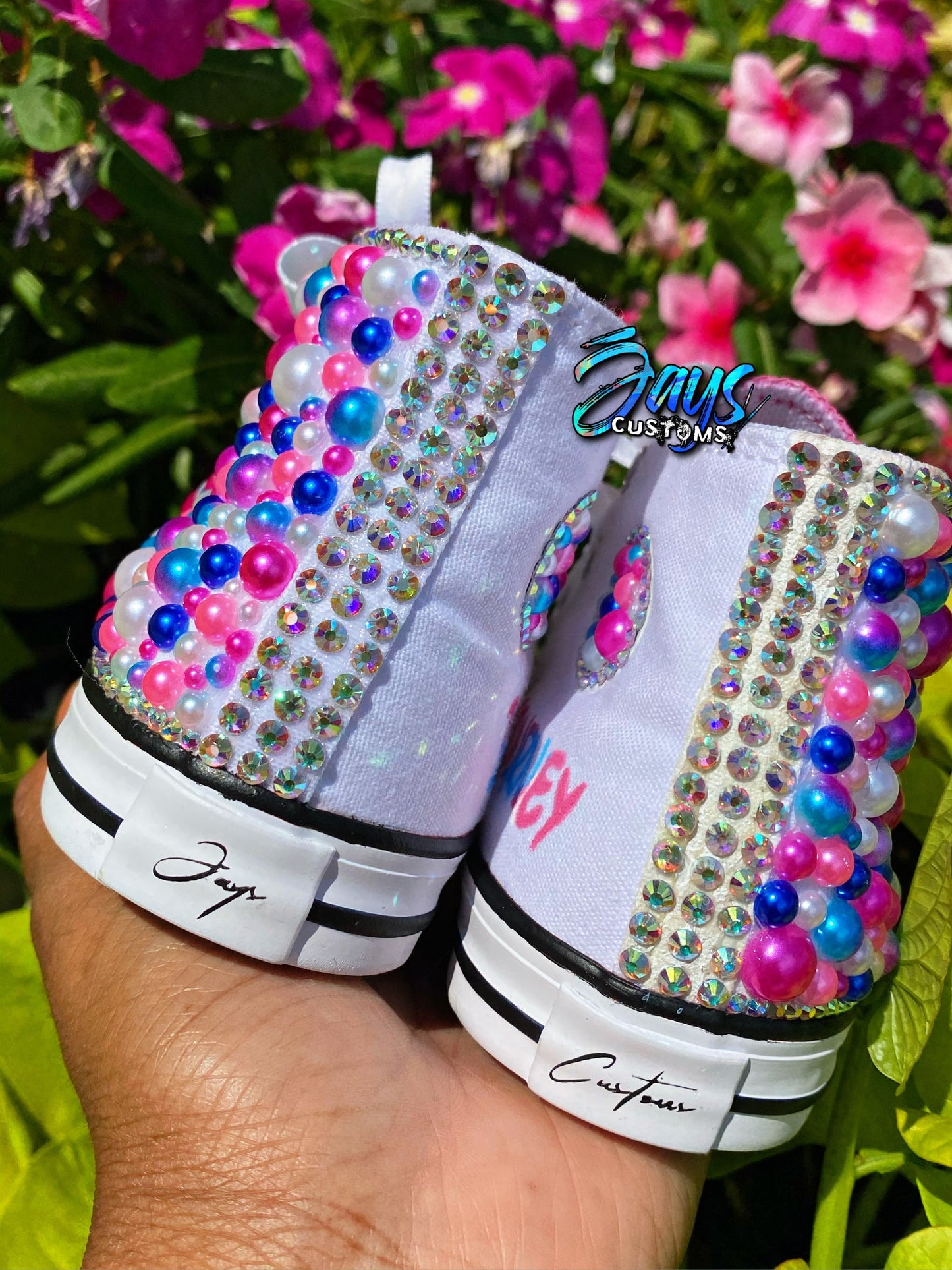 Little Kid's Bling Converse
