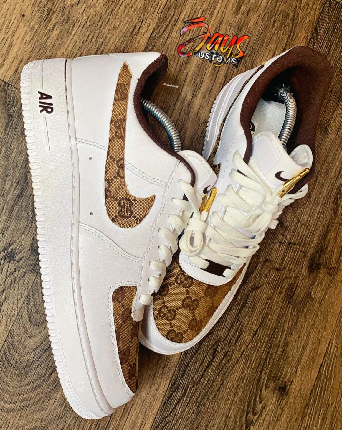 Big Kid's Brown GG AF1