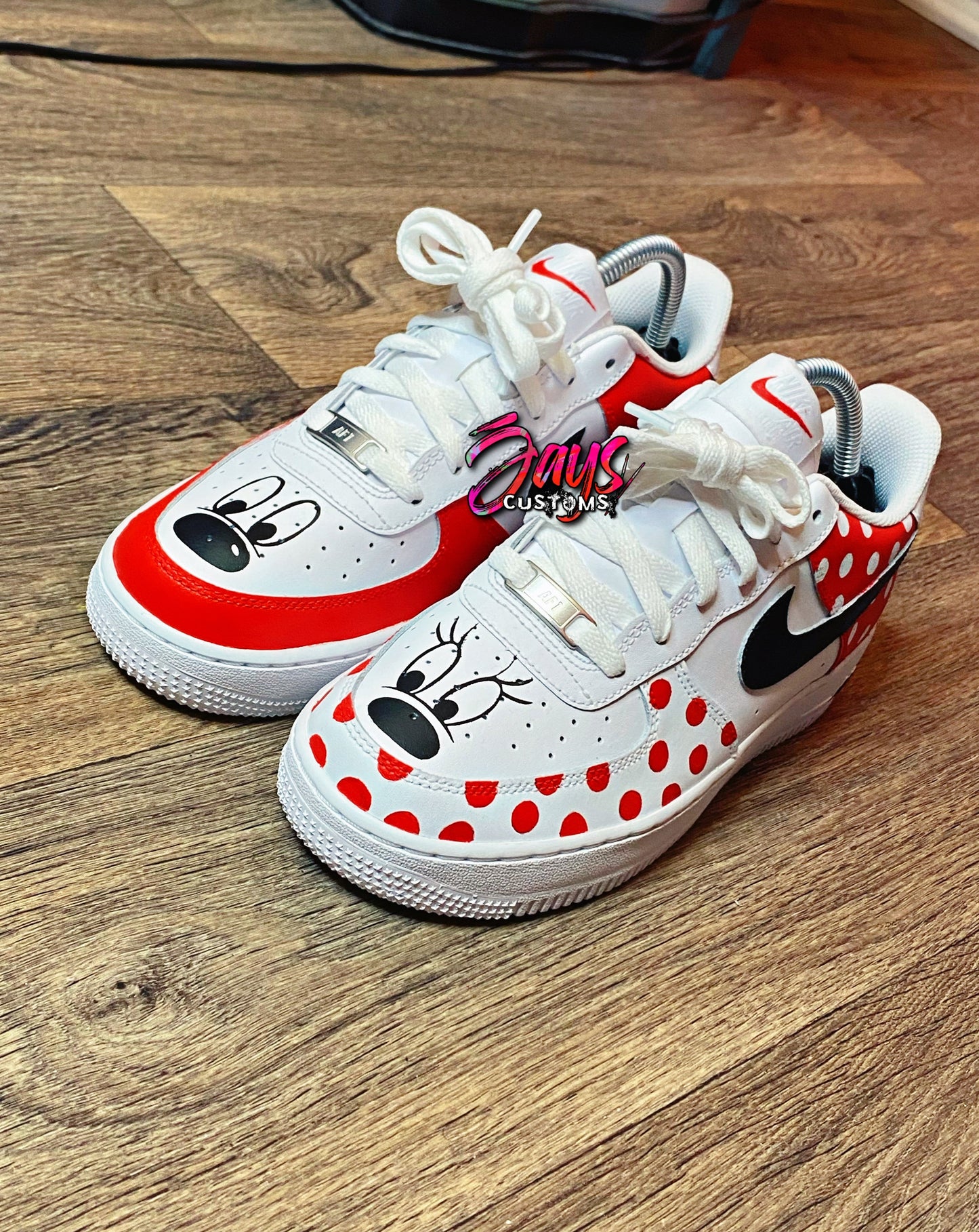 Big Kid's Minnie & Mickey Mouse AF1