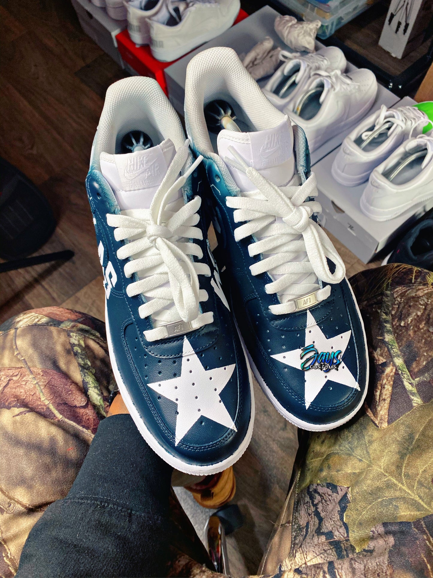 Big Kid's Dallas Cowboys AF1