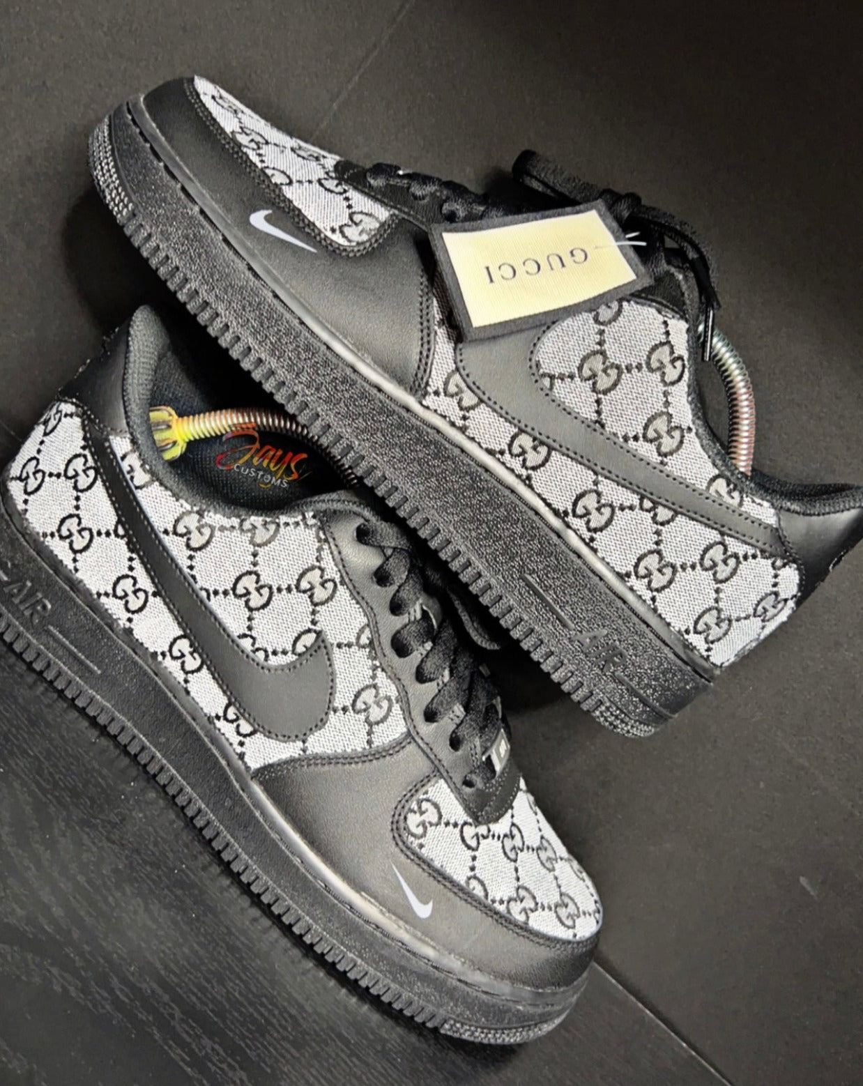 Gucci Air Force 1 Custom  Nike air shoes, All nike shoes, Air force 1  custom