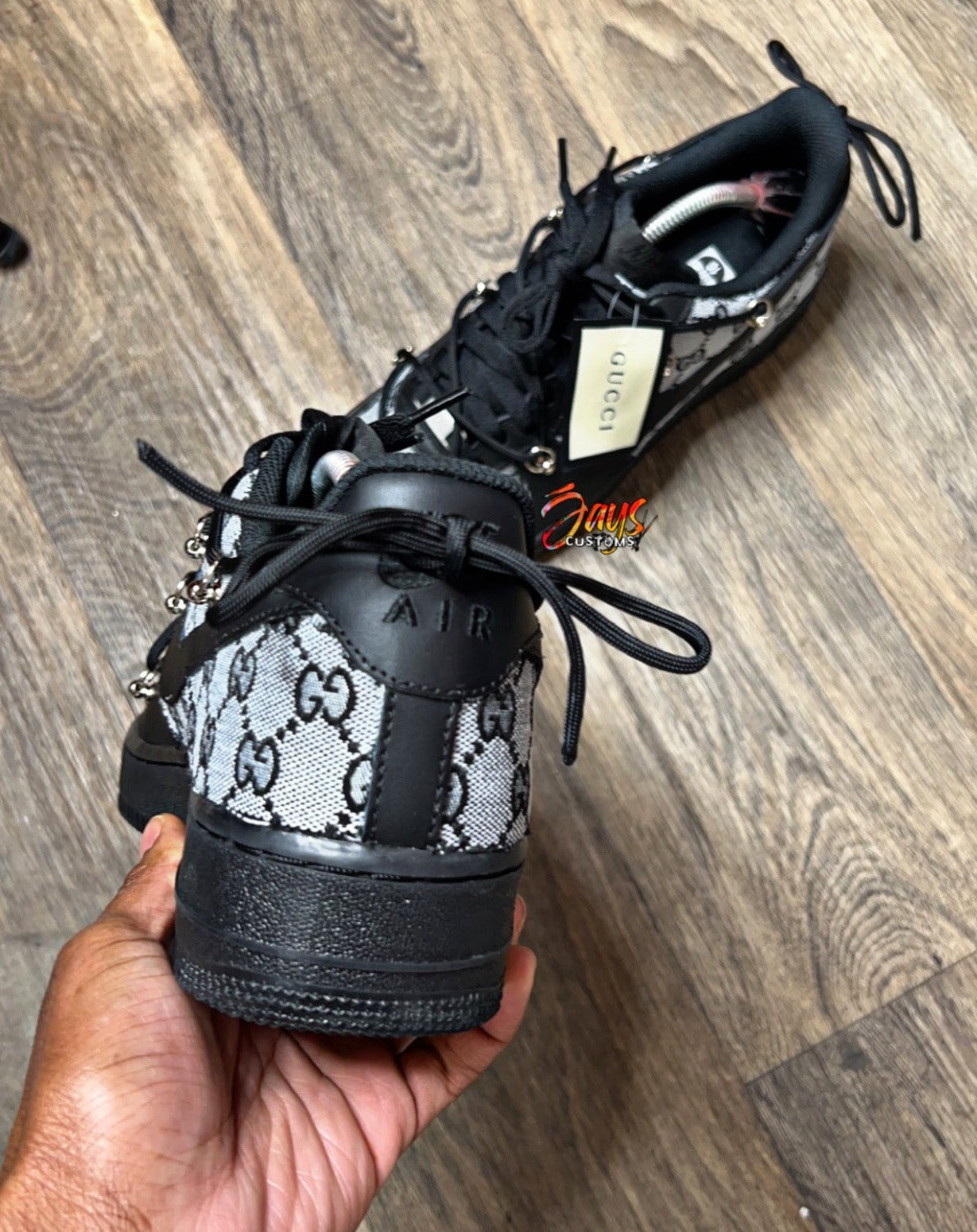Black Gucci x Off-White AF1