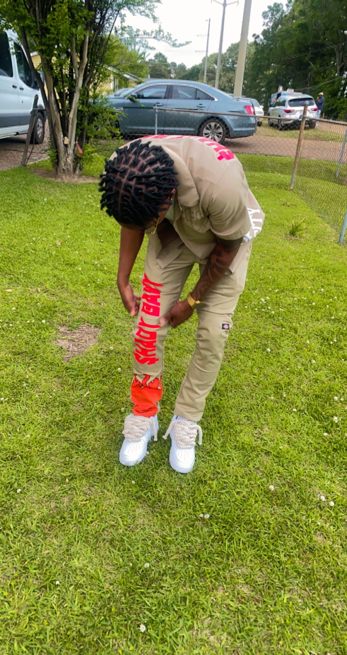 Khaki Custom Dickie Suit