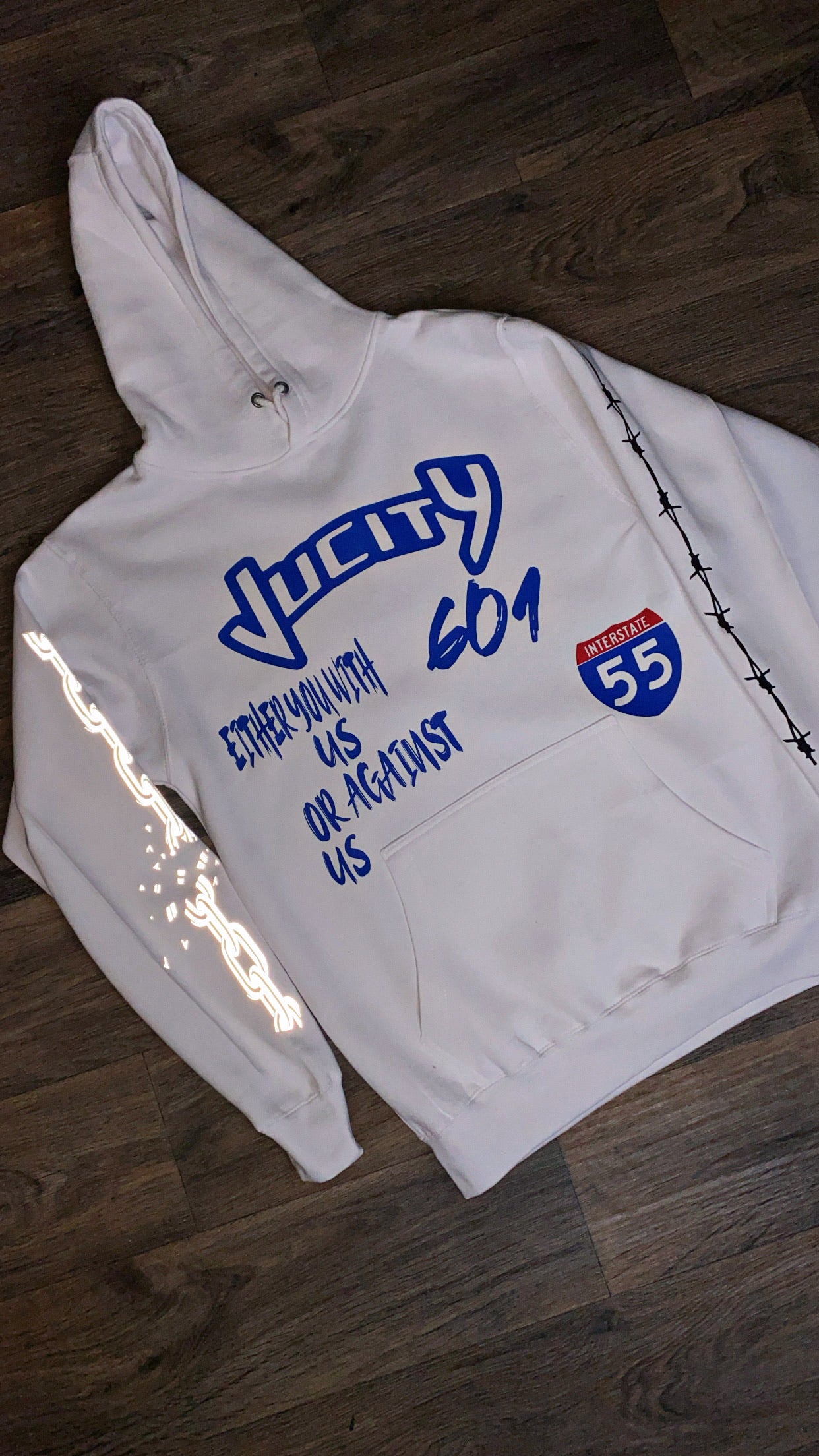 WITH US OR AGAINST US HOODIEš„