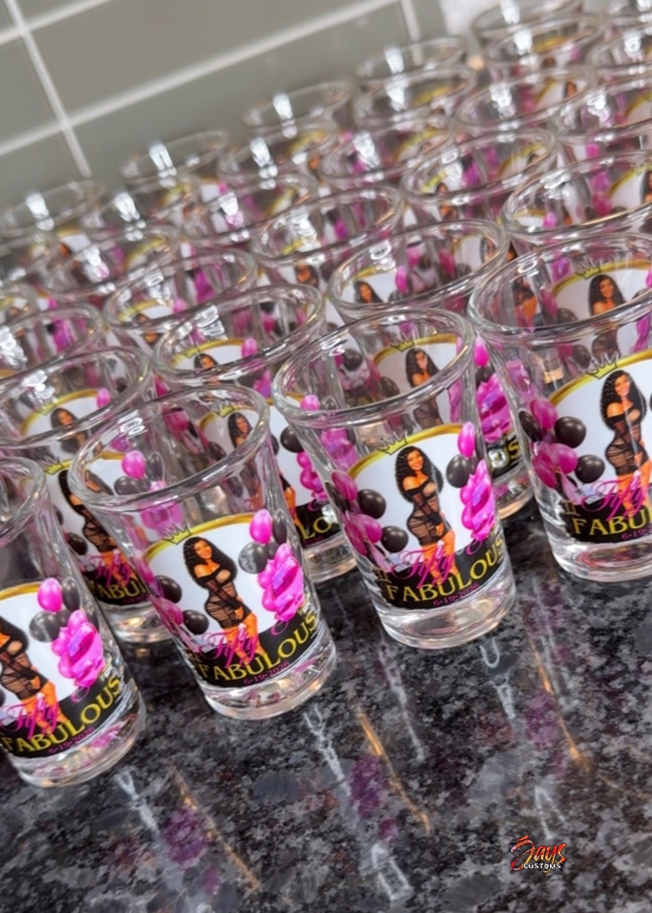 Birthday Shot Glasses