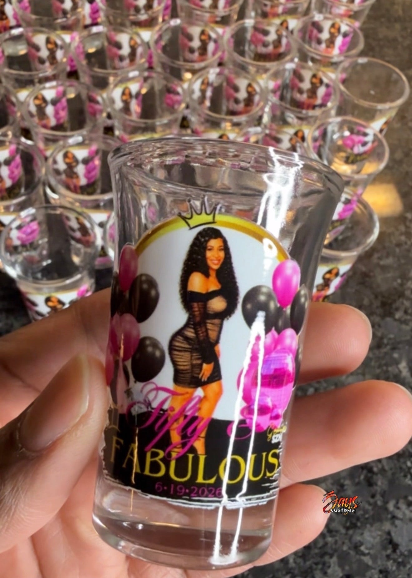 Birthday Shot Glasses