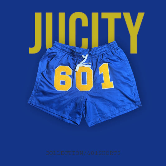 Royal Blue/Yellow 601 Shorts
