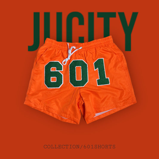Orange/Greeen 601 Shorts