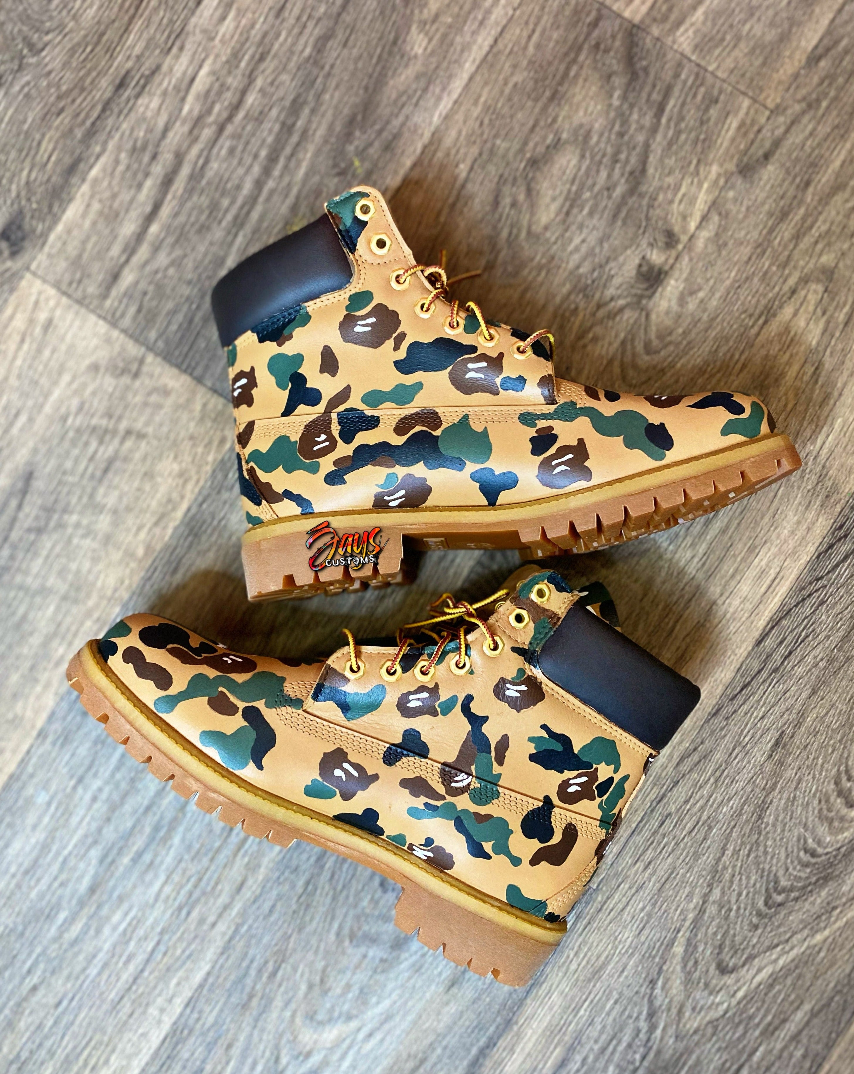 Bape Timberland Boots – Jays.Customs LLC