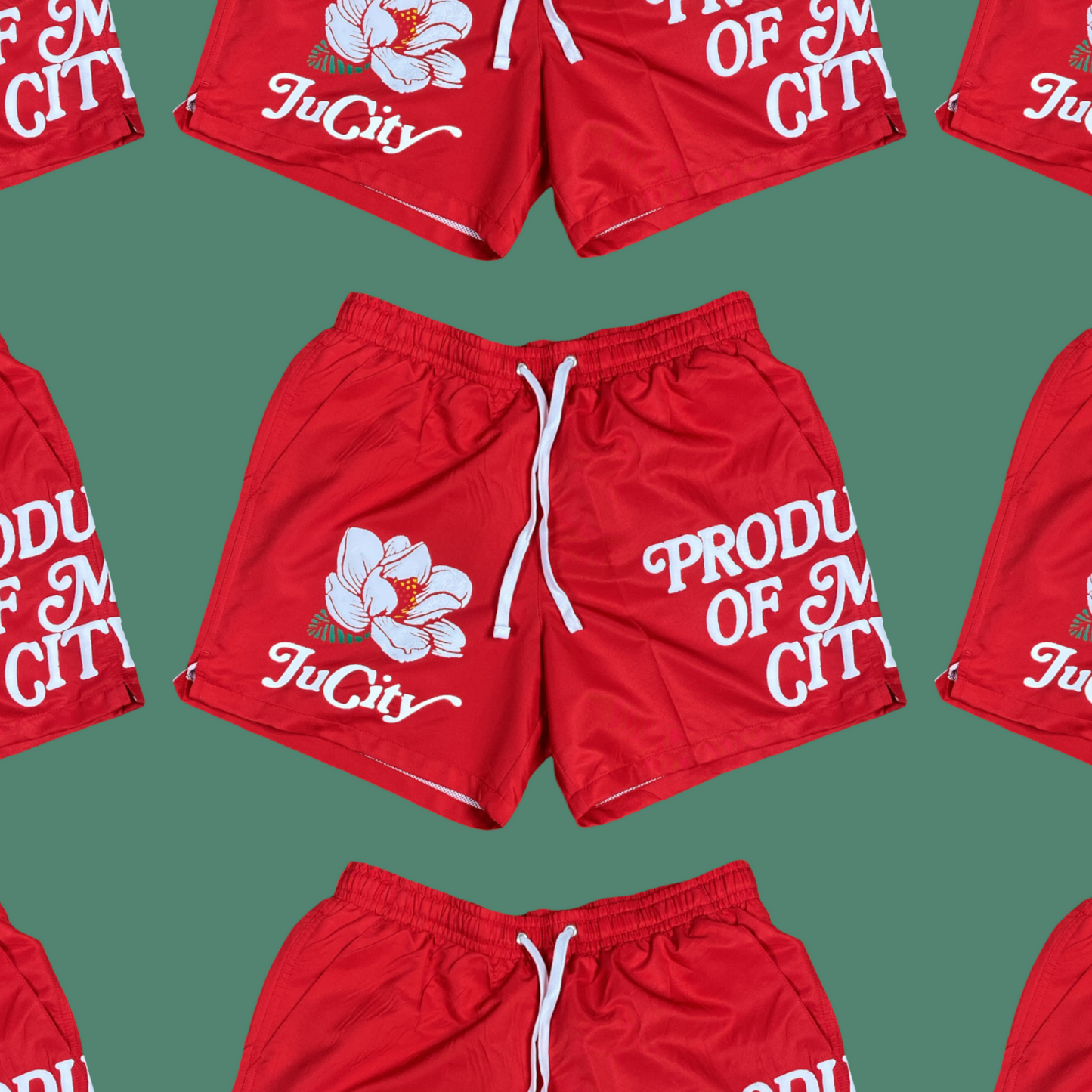"PRODUCT OF MY CITY COLLECTION" SHORTS