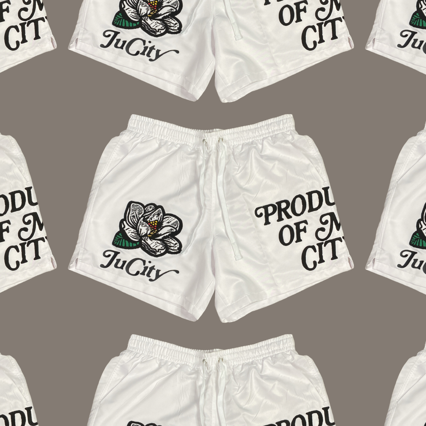 "PRODUCT OF MY CITY COLLECTION" SHORTS