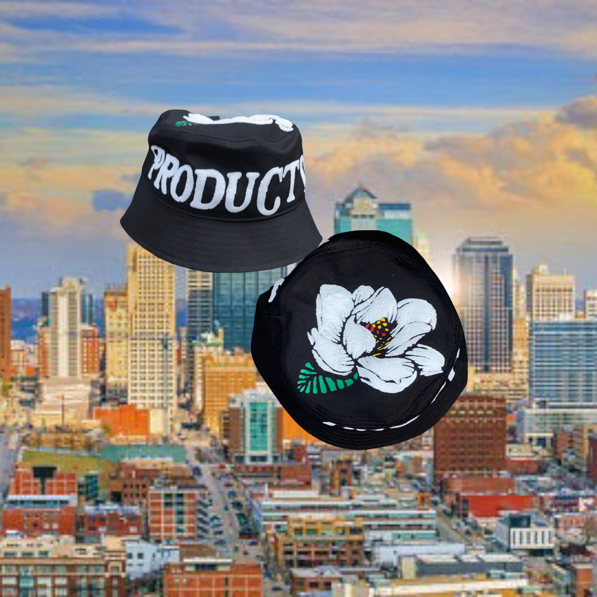 "PRODUCT OF MY CITY" Bucket Hat